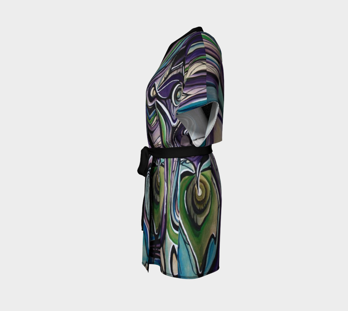 Purple Flow Dressing Robe preview #2