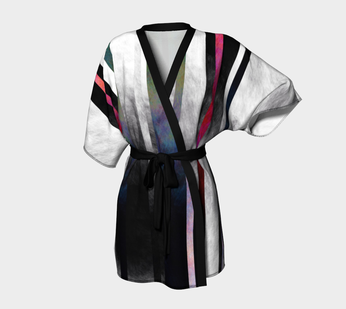 Fade Stripe Kimono 2 preview #1