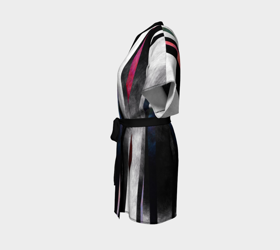 Fade Stripe Kimono 2 preview #2