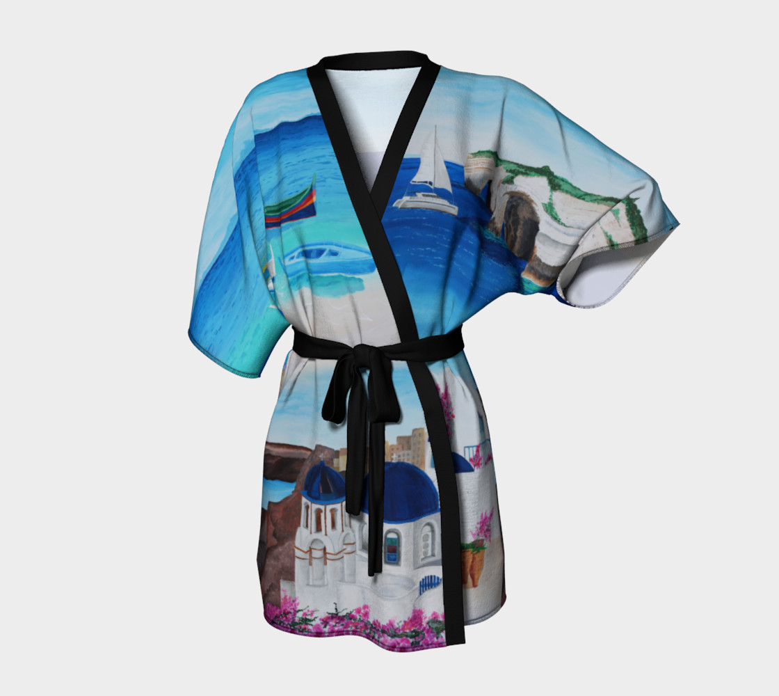 Greece Kimono Robe preview #1