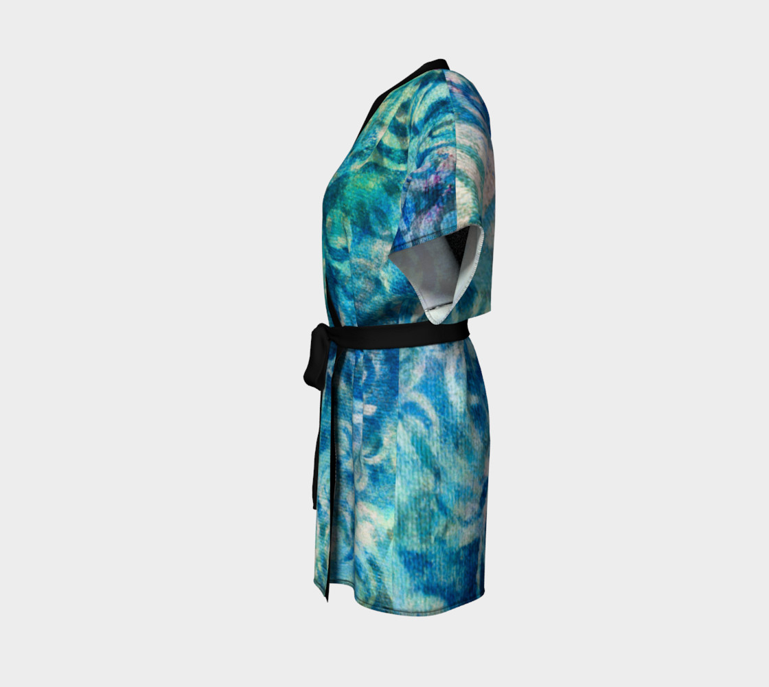 Blue Swirl Kimono preview #2