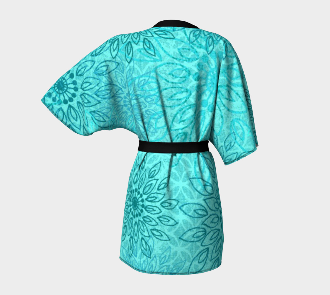 Umsted Design Boho Gypsy Flower Kimono Robe preview #4