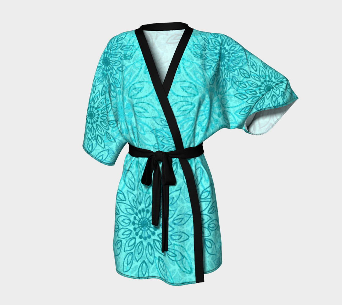 Umsted Design Boho Gypsy Flower Kimono Robe preview #1