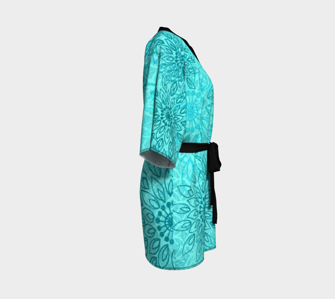 Umsted Design Boho Gypsy Flower Kimono Robe preview #3