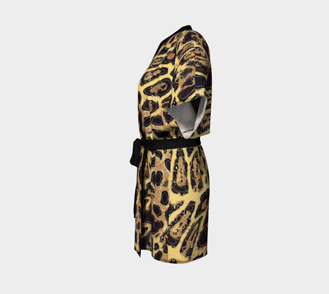 Leopard Kimono Robe preview #2