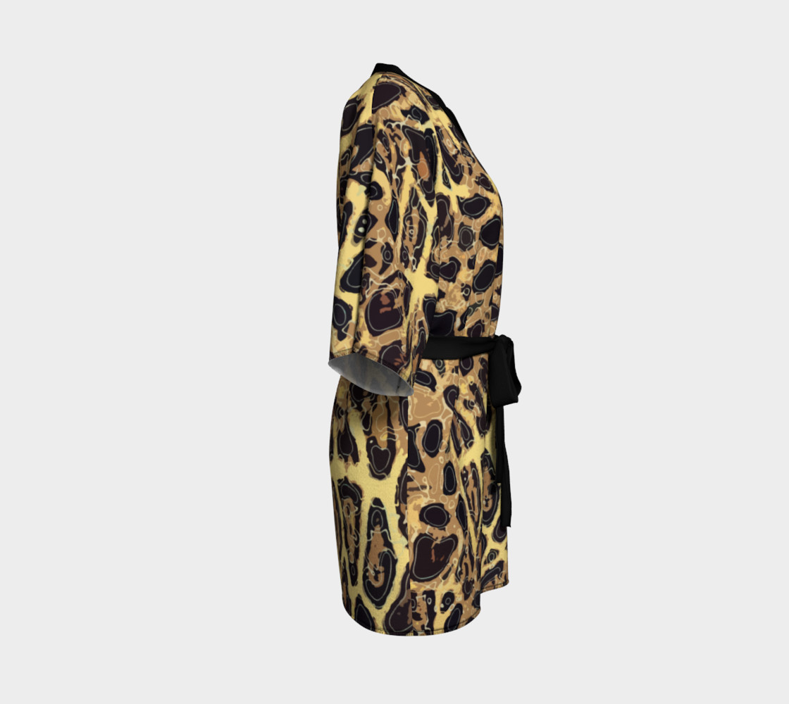 Leopard Kimono Robe preview #3