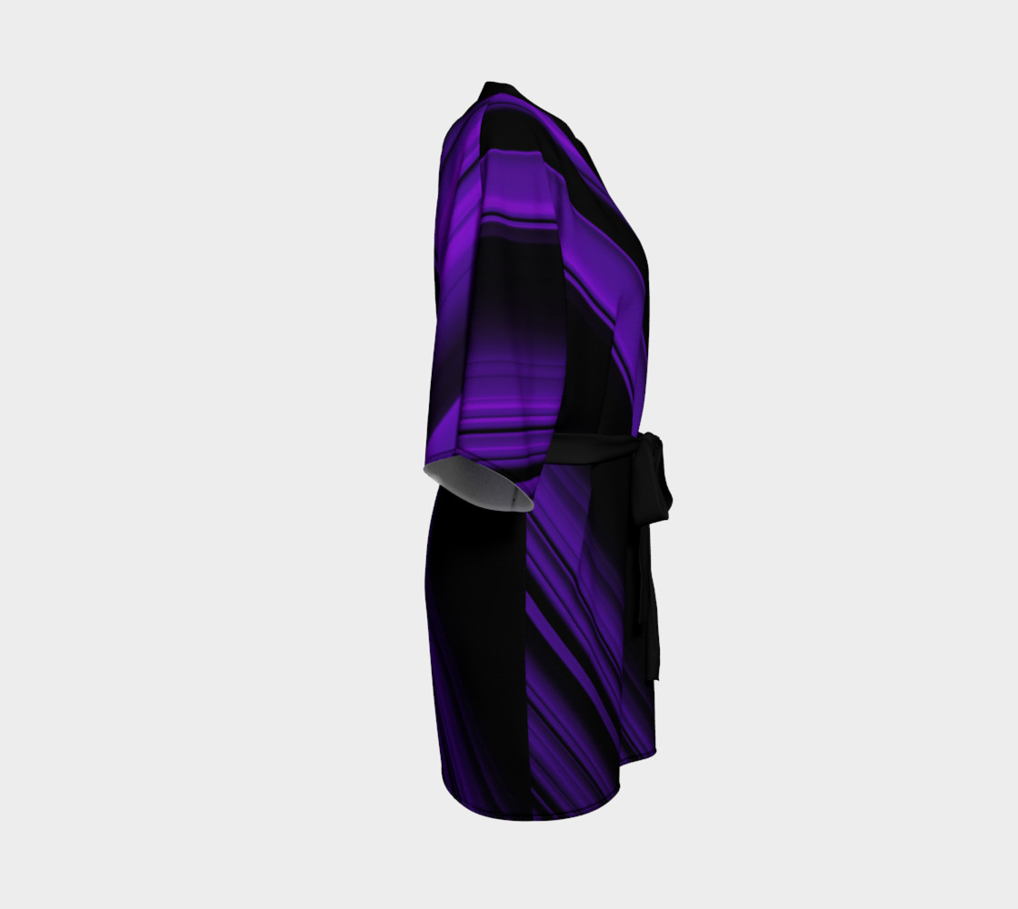 Deep Purple/Black Diagonal Stripes preview #3