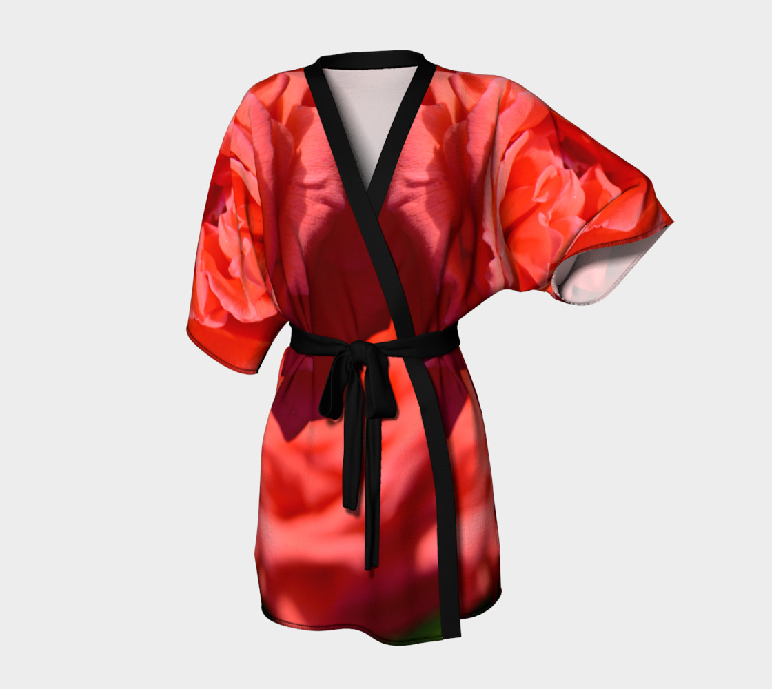 La Vie en Rose Kimono Robe 3D preview