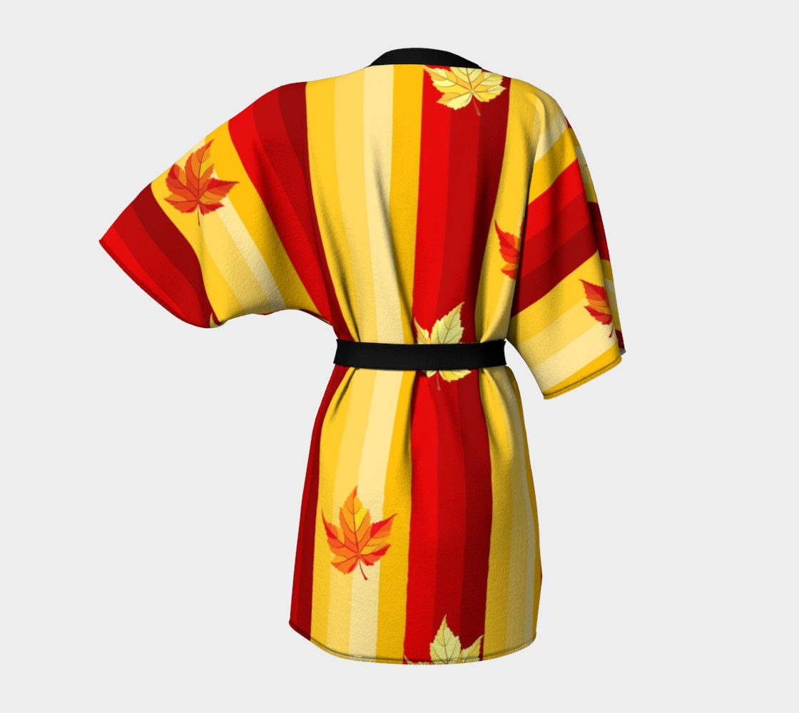 autumn leaves and stripes preview #4