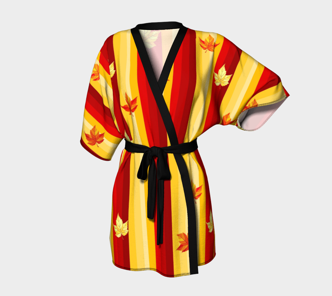 autumn leaves and stripes preview #1