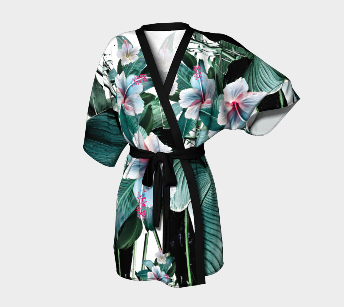 hawaiian kimono dress