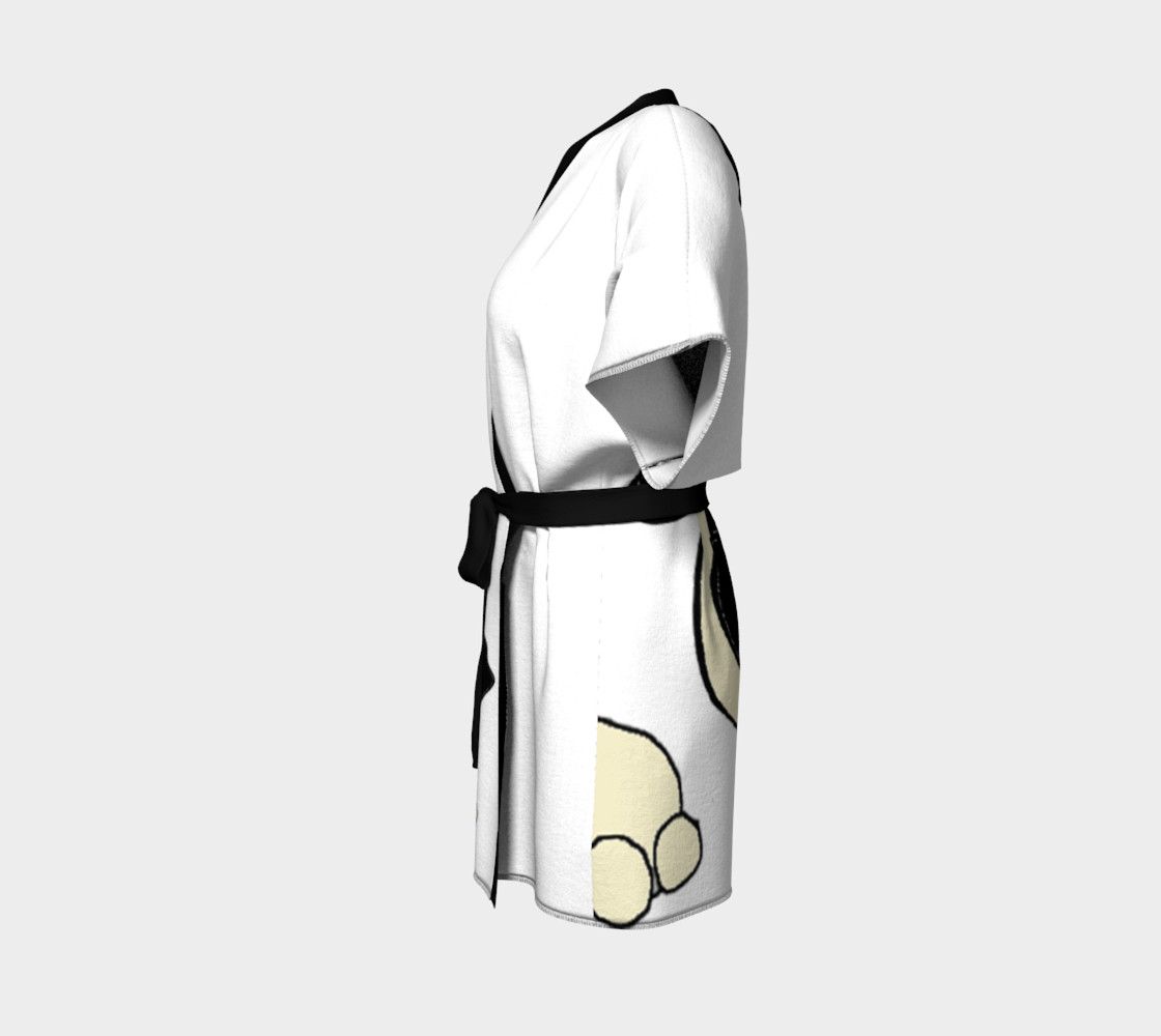 dachshund peeking black and cream preview #2