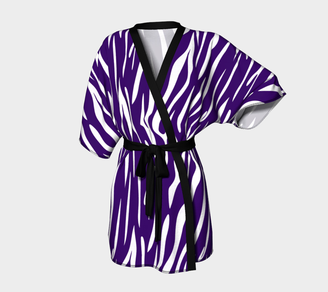 purple zebra dress