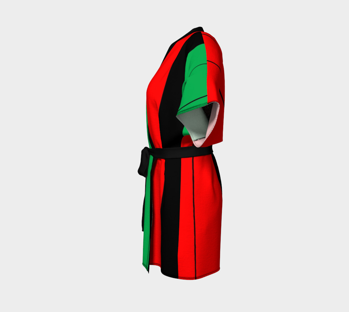 Kwanzaa Striped Pattern Red Black Green preview #2