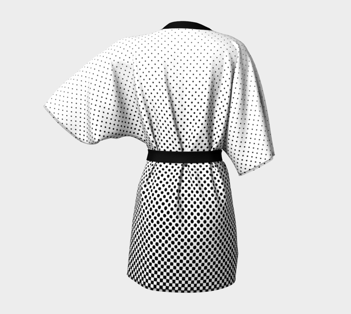 Halftone Dots Black and White preview #4