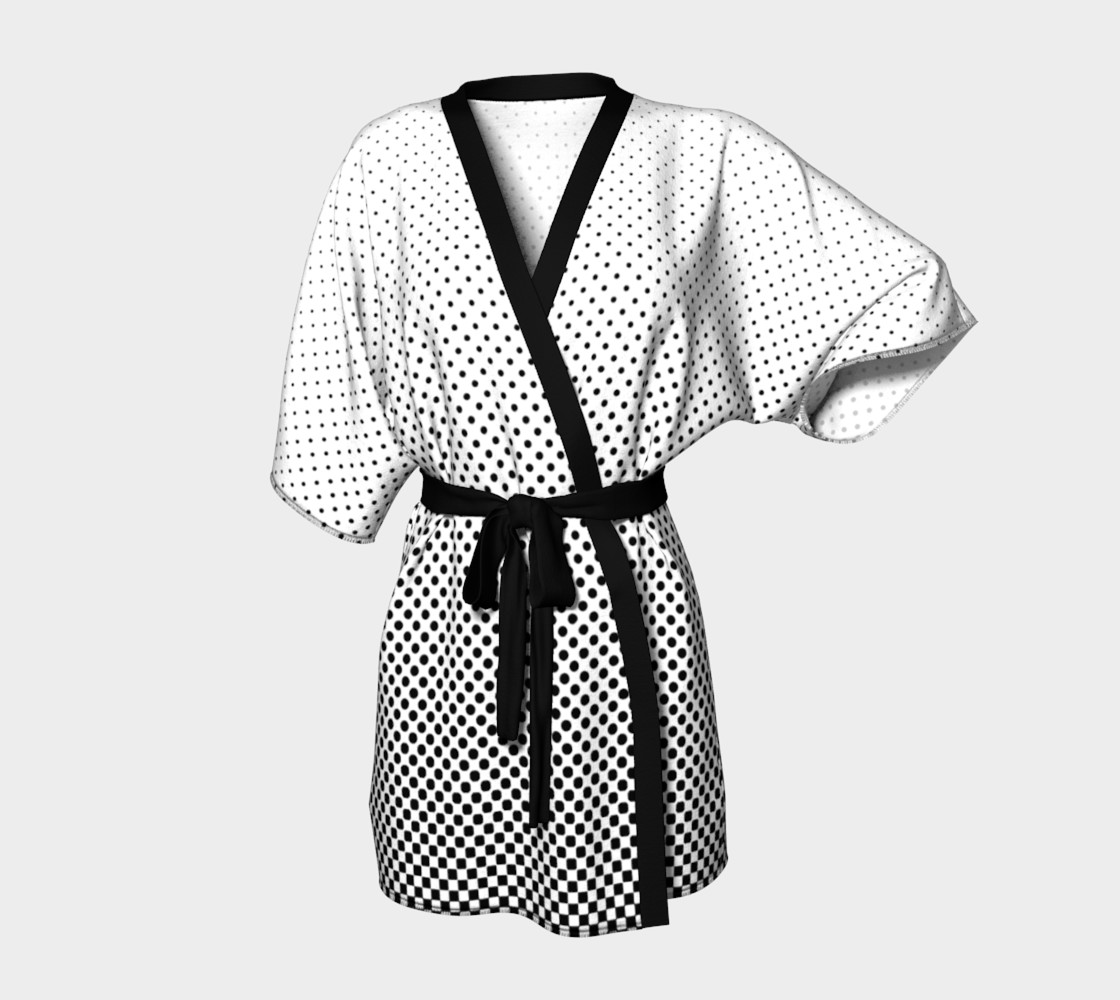 Halftone Dots Black and White preview #1