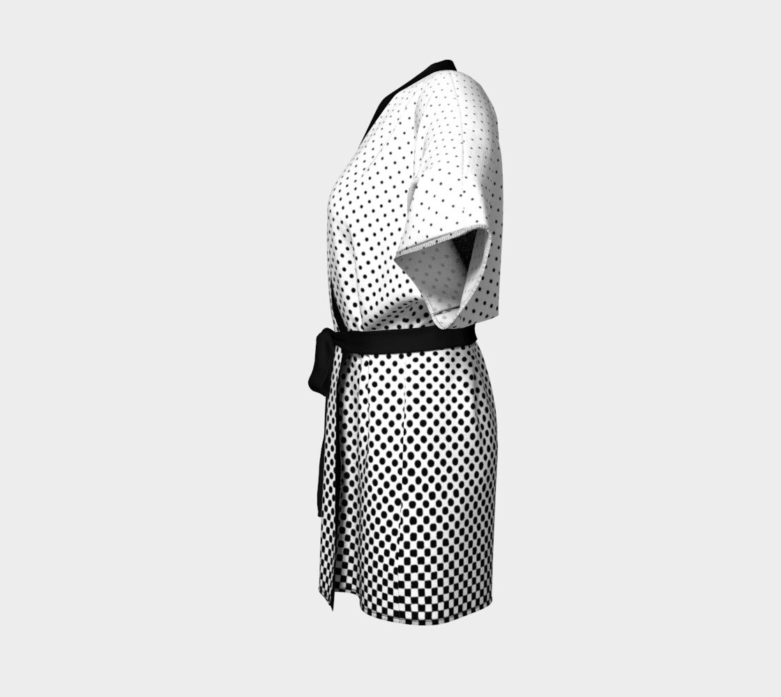 Halftone Dots Black and White preview #2