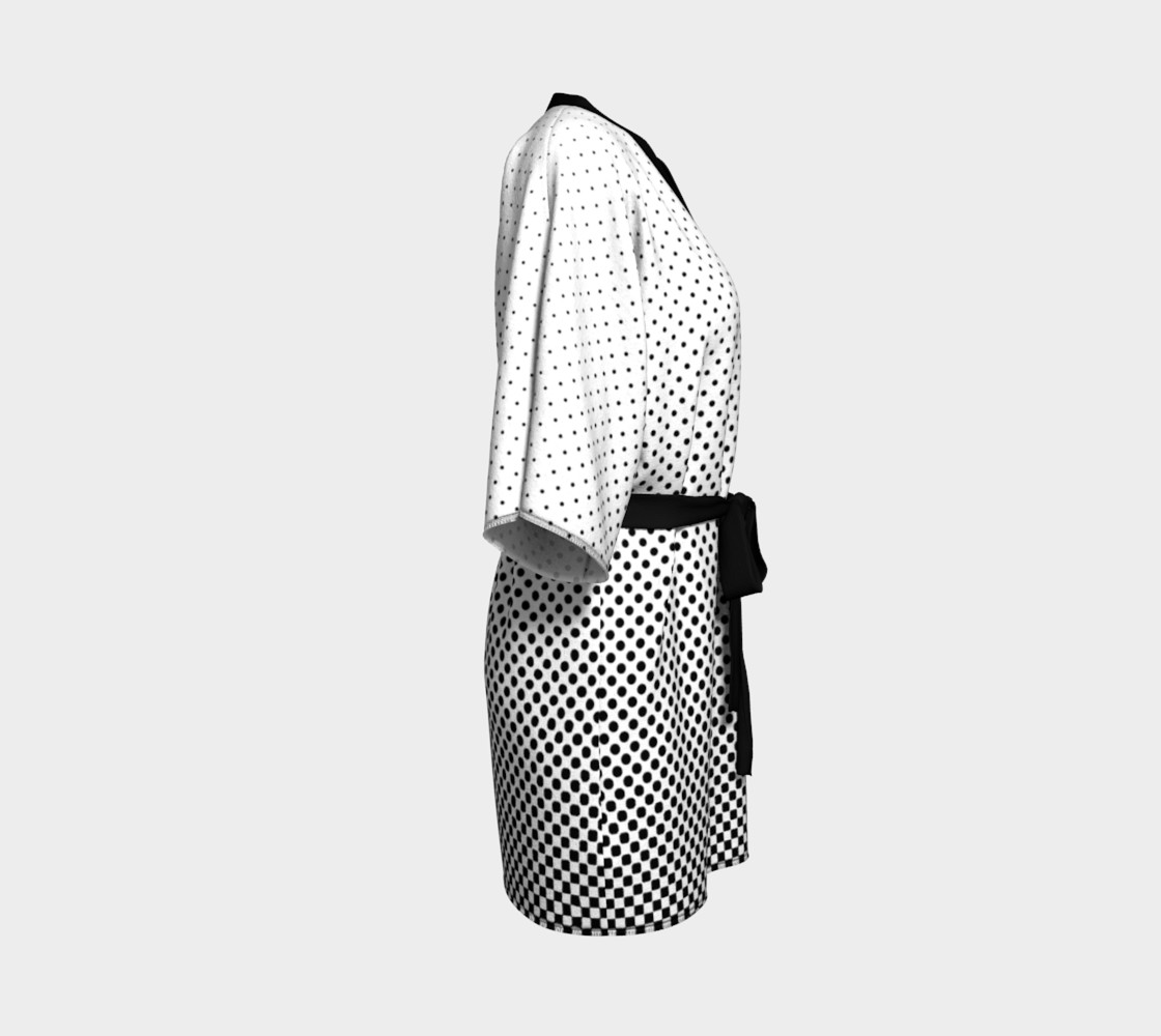 Halftone Dots Black and White preview #3
