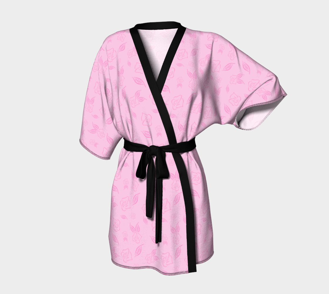 Cartoon Rose Kimono Robe Miniature #2