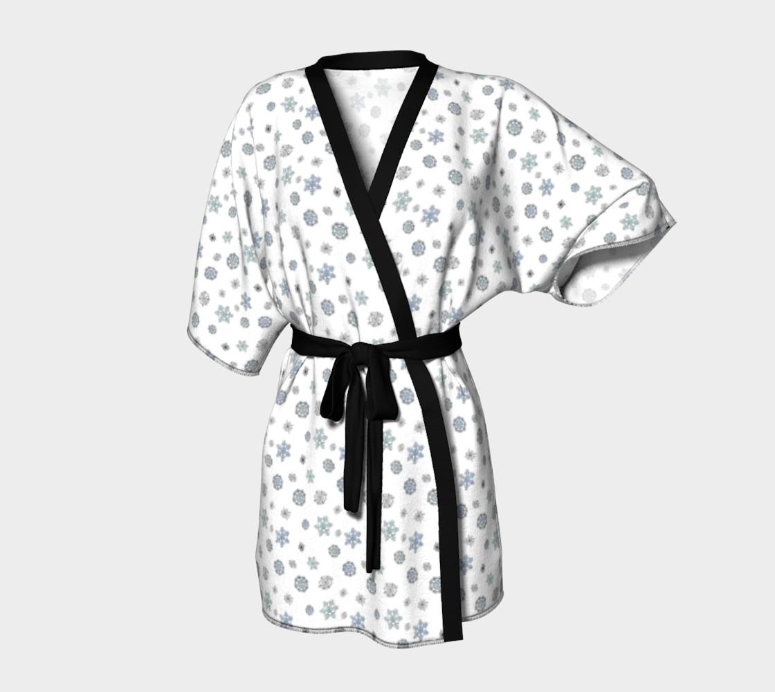 Snowflakes Kimono Robe preview #1