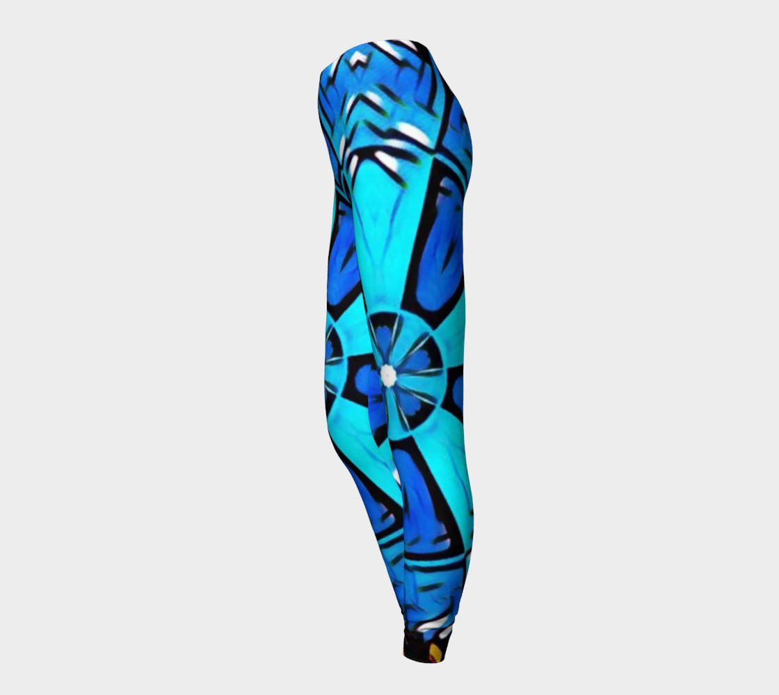 Blue Cosplay Cartoon Geek leggings womens preview #3