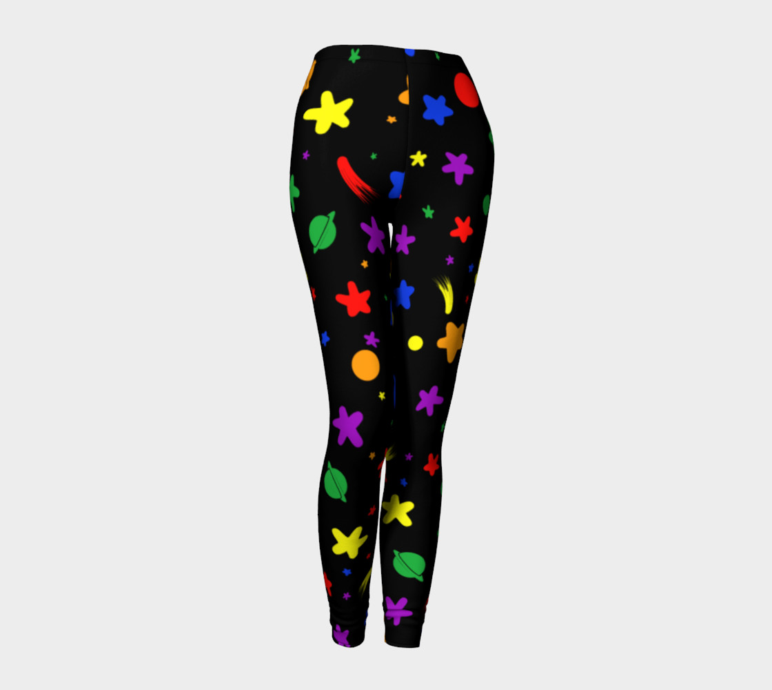 Rainbow star tights preview #1