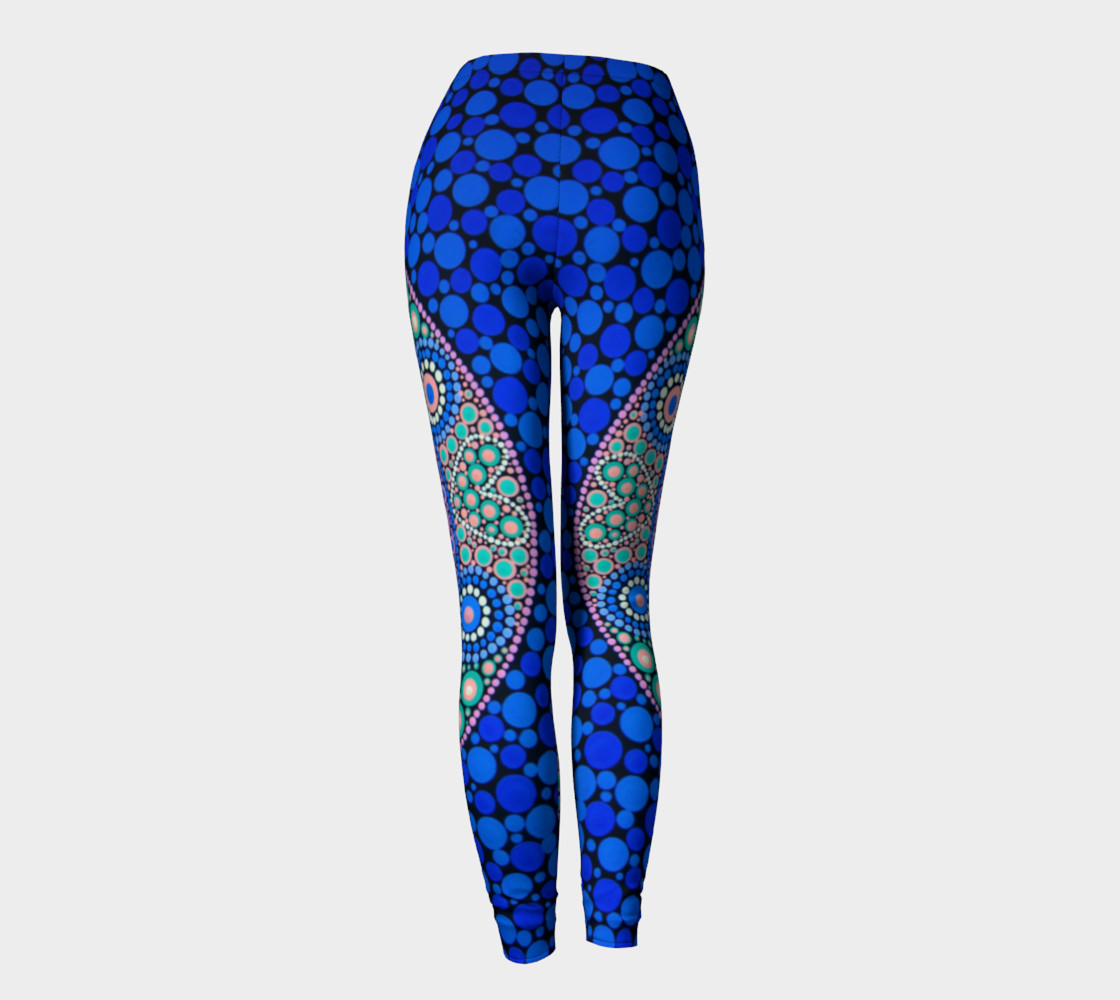 BlinkitArt TimeMandala Leggings3 preview #4