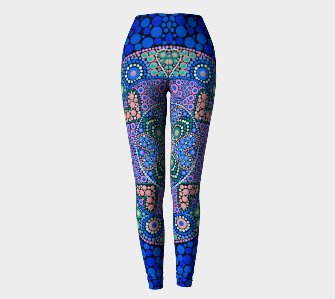 BlinkitArt TimeMandala Leggings3 preview #2