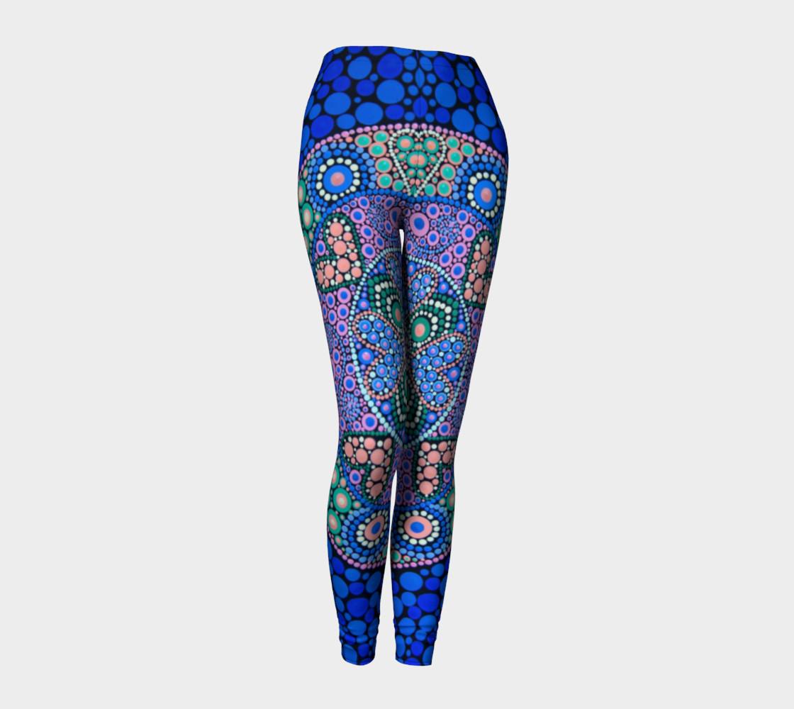 BlinkitArt TimeMandala Leggings3 preview #1