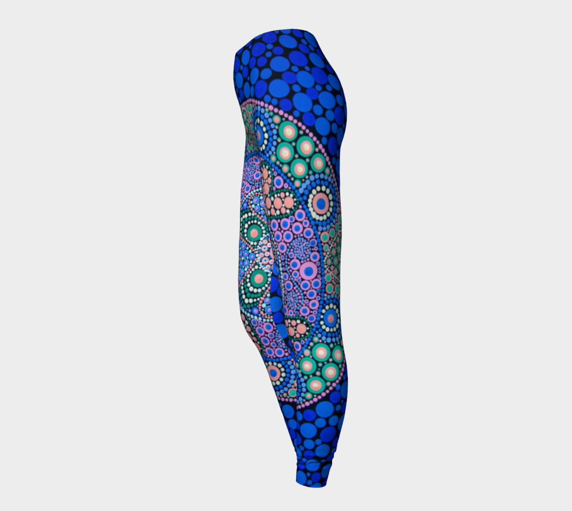 BlinkitArt TimeMandala Leggings3 preview #3
