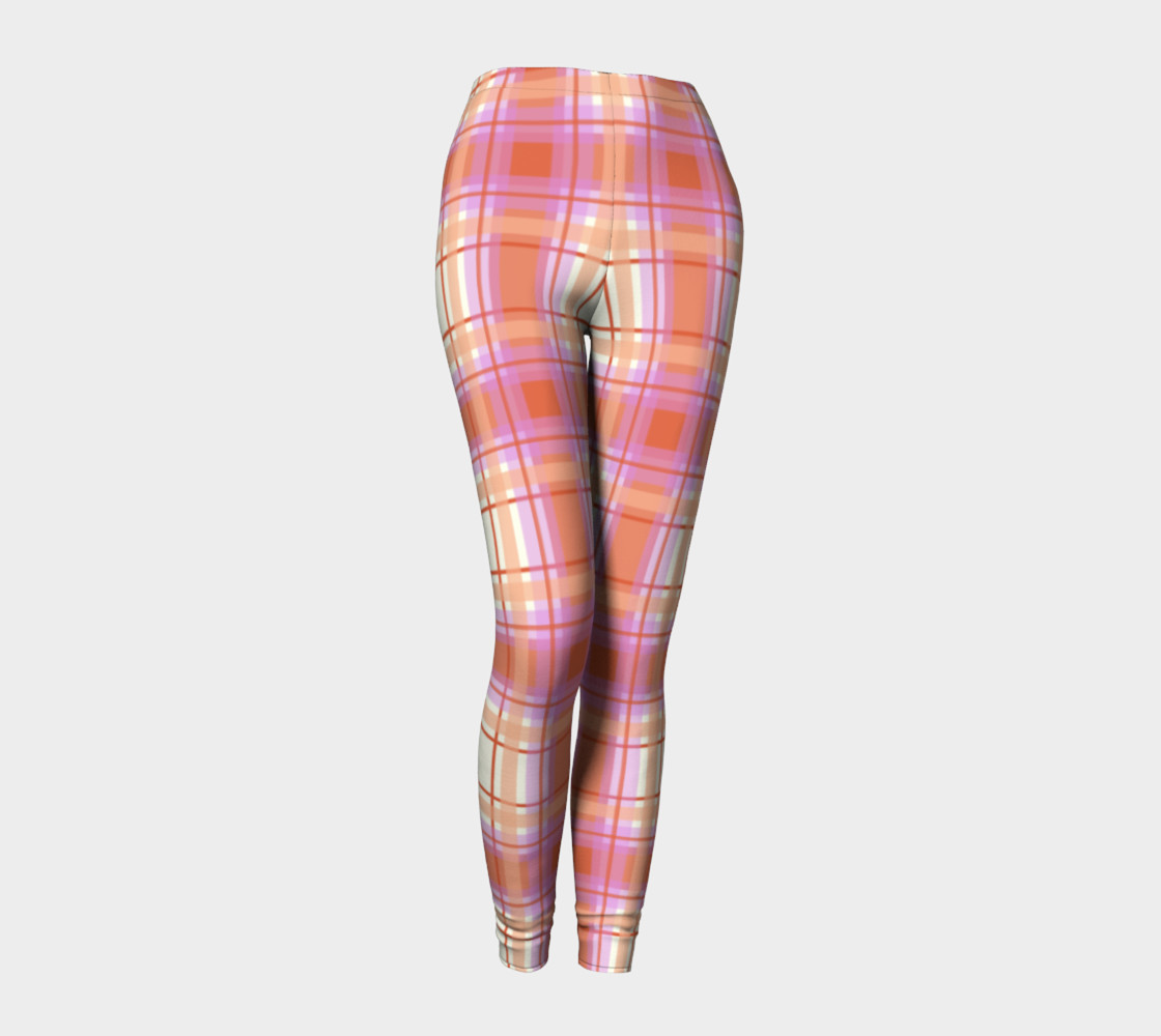 Plaid in Peach, Yellow and Pink preview #1