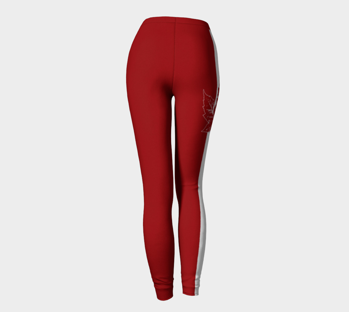 Cool Canada Leggings Canada Team Leggings preview #4