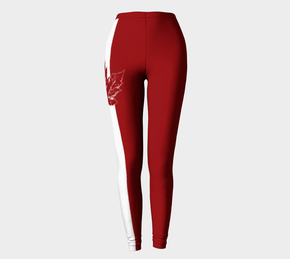 Cool Canada Leggings Canada Team Leggings preview #2