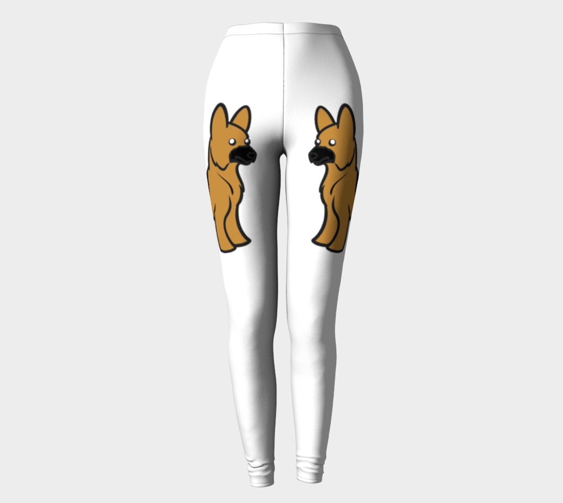 German Shepherd Black and Tan Cartoon preview #2