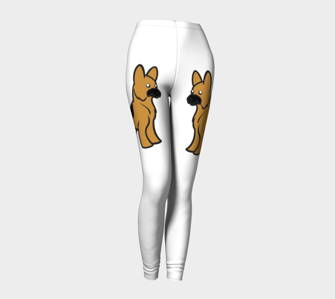 German Shepherd Black and Tan Cartoon preview #1