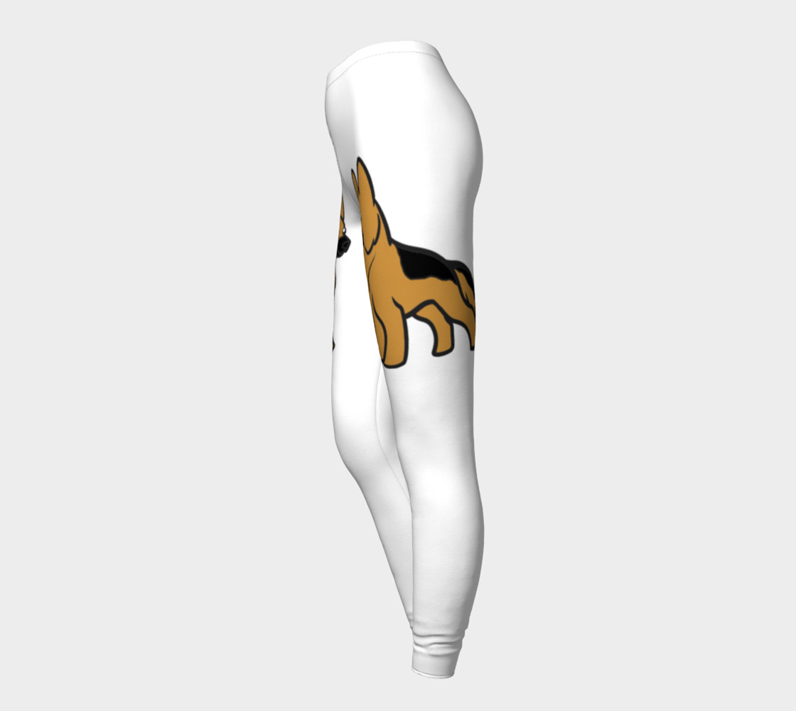German Shepherd Black and Tan Cartoon preview #3