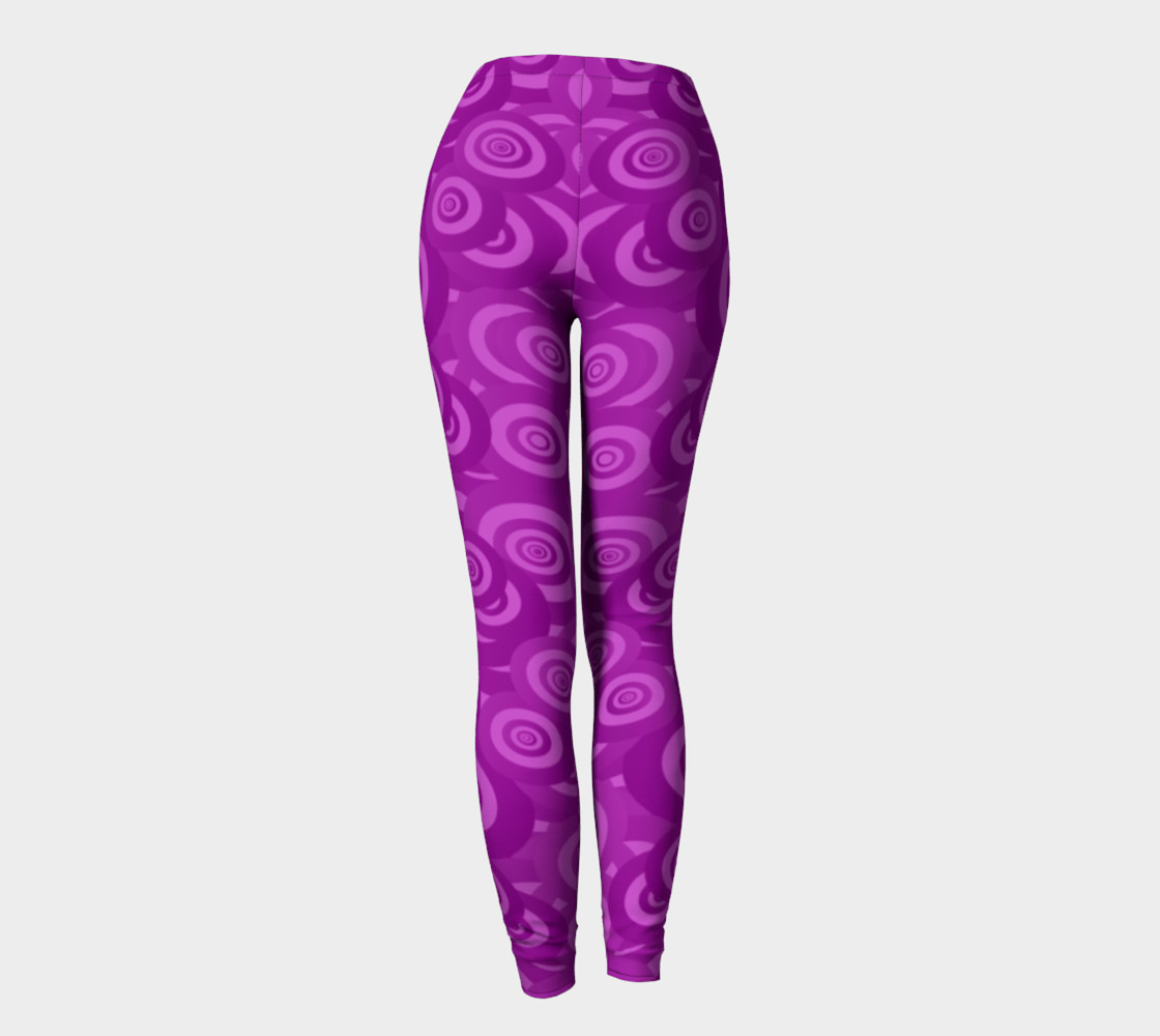 Purple Swirl Leggings preview #4