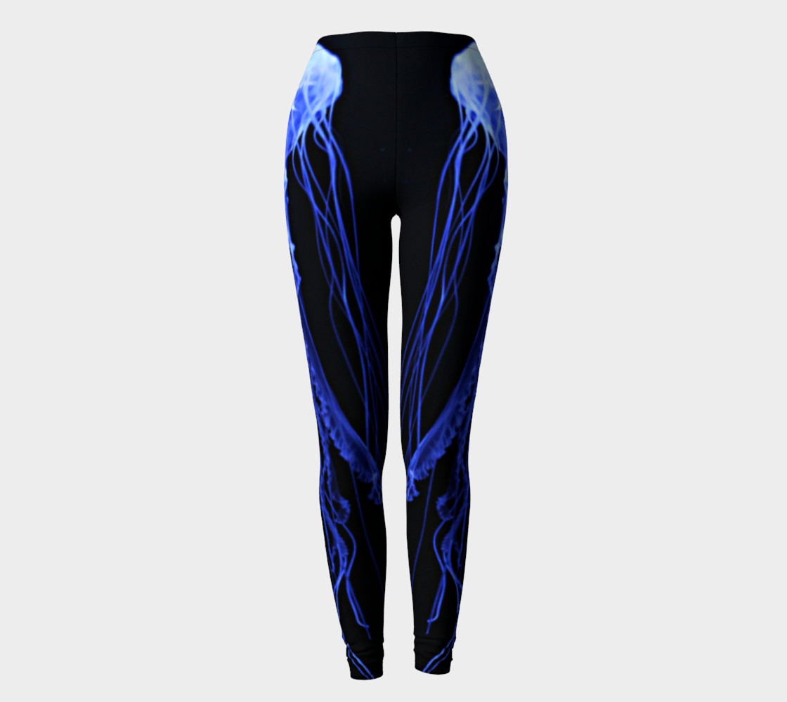 Jelly Black Light Reactive Leggings preview #2