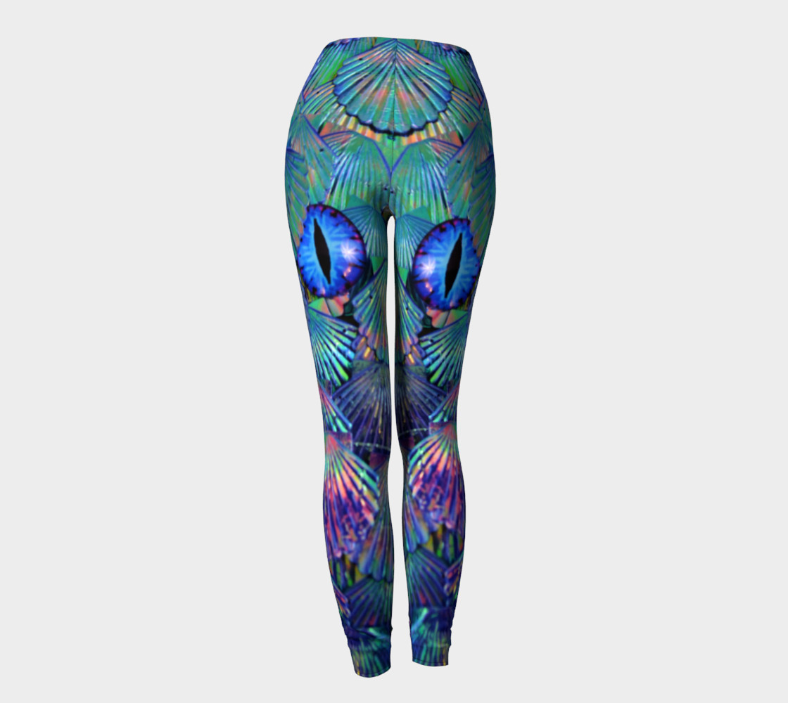 Back Facing Dragon-Eye Leggings preview #4