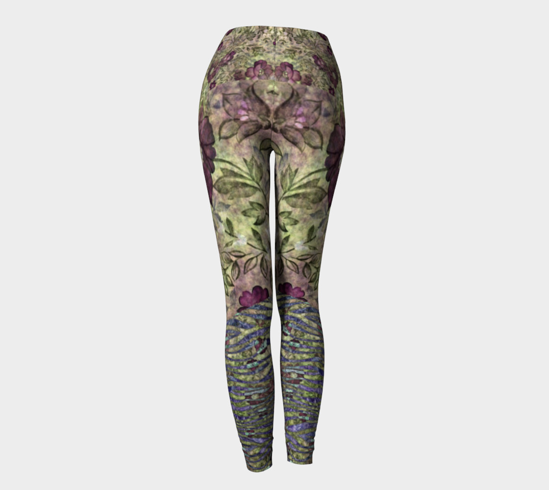 Vintage Floral Leggings preview #4