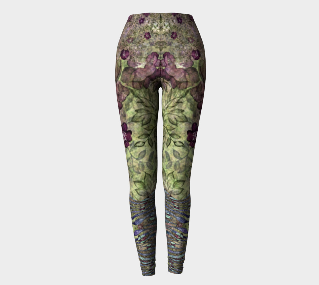 Vintage Floral Leggings preview #2