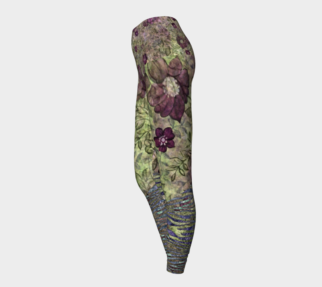 Vintage Floral Leggings preview #3