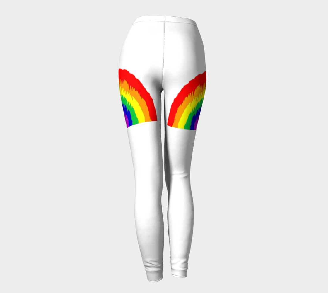 Dripping Rainbow Leggings preview #4