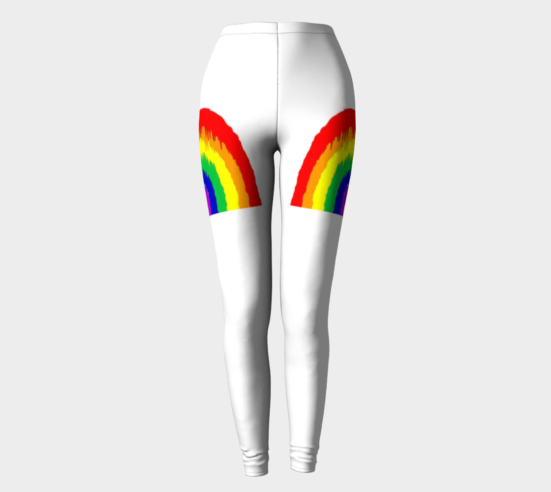 Dripping Rainbow Leggings preview #2