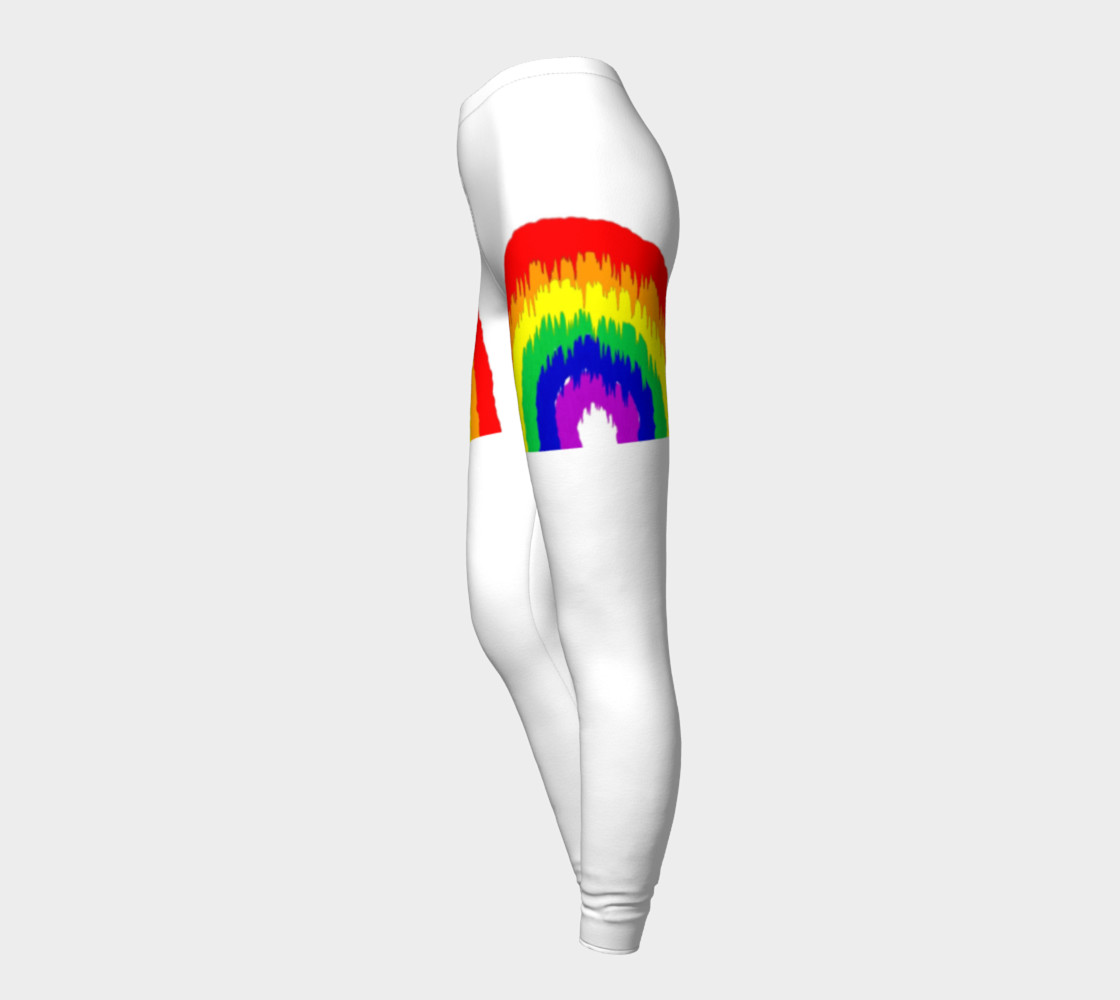 Dripping Rainbow Leggings preview #3