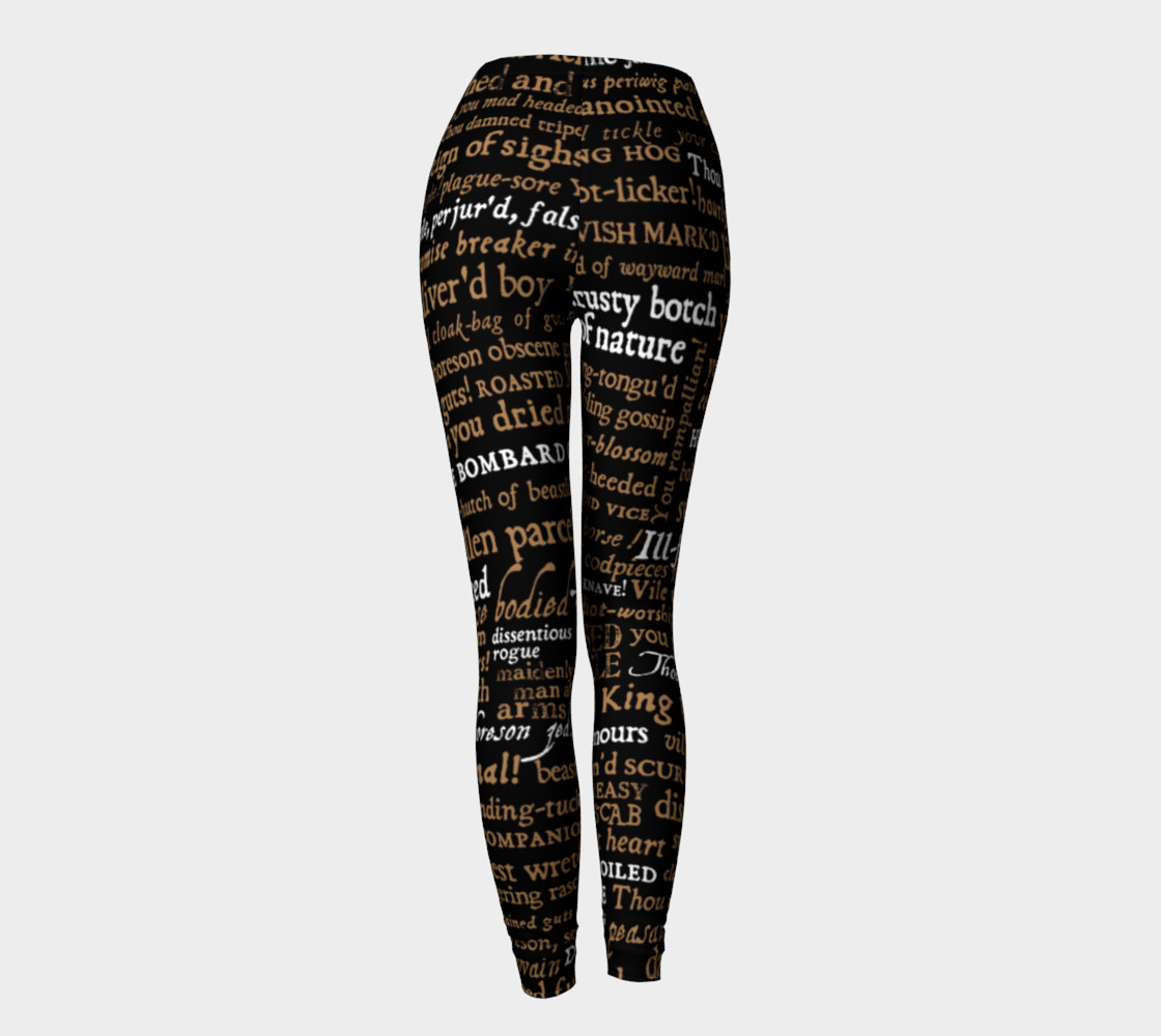 Shakespeare Insults Collection Leggings preview #4