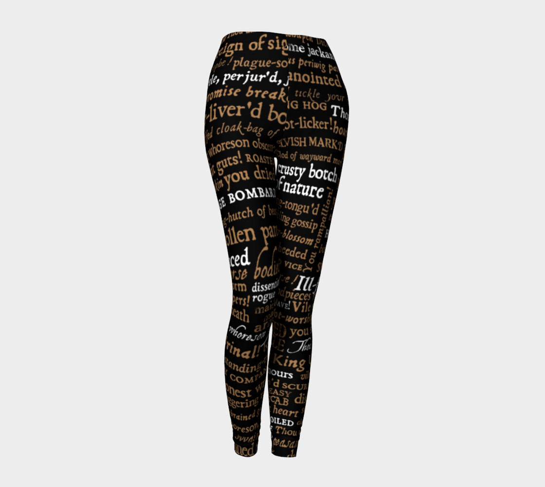 Shakespeare Insults Collection Leggings preview #1