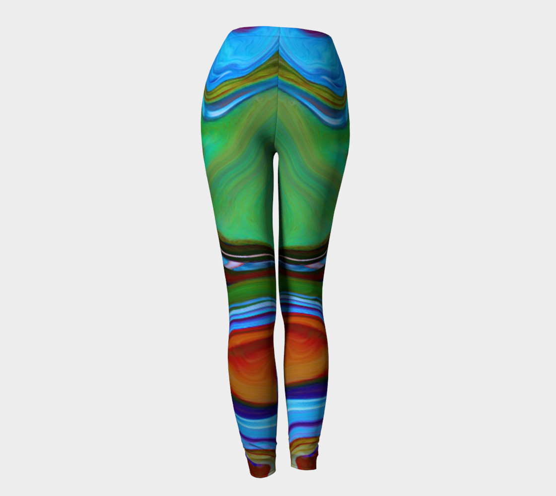 "Glass 7 abstract" leggings preview #4