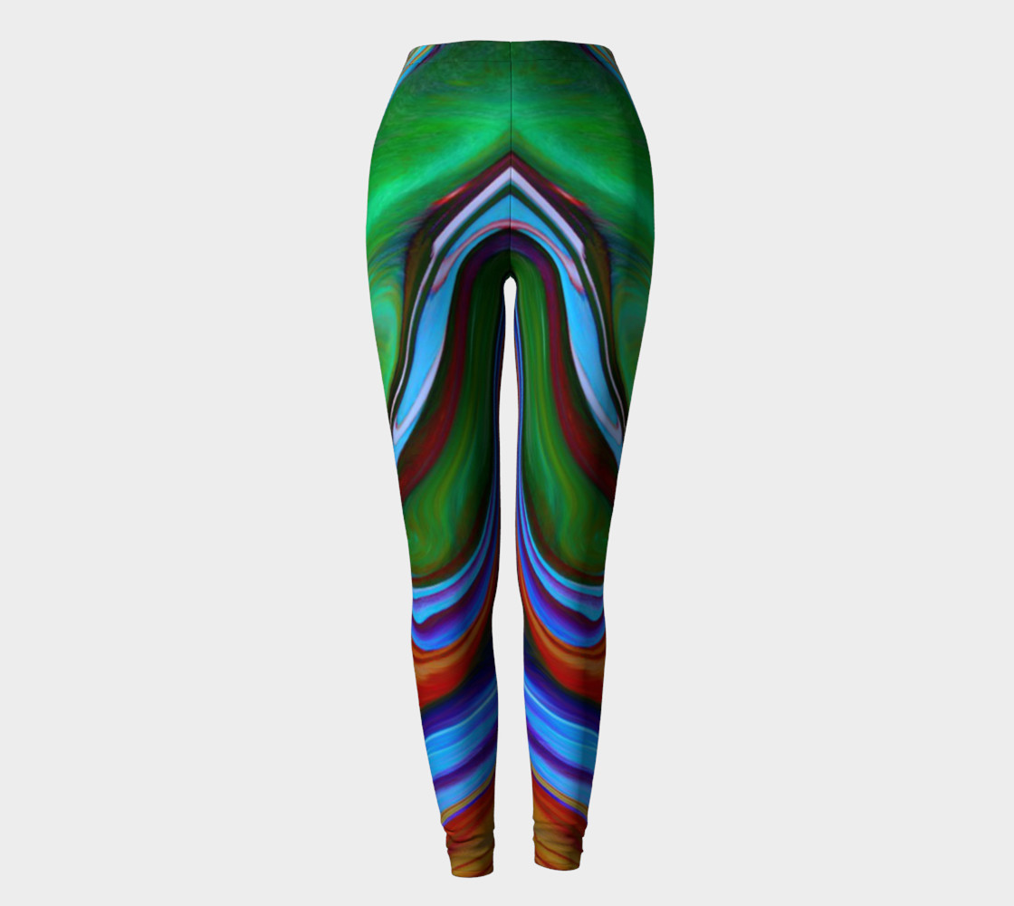 "Glass 7 abstract" leggings preview #2