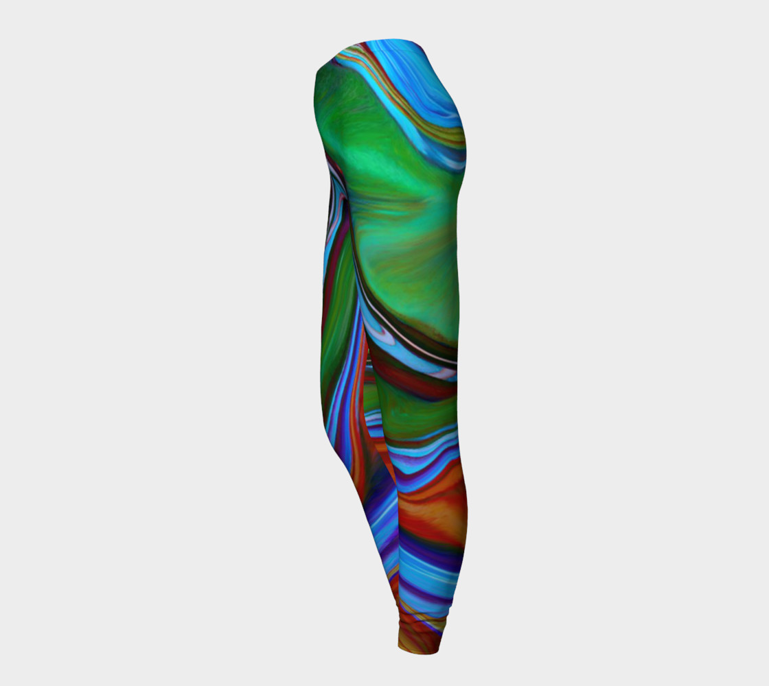 "Glass 7 abstract" leggings preview #3